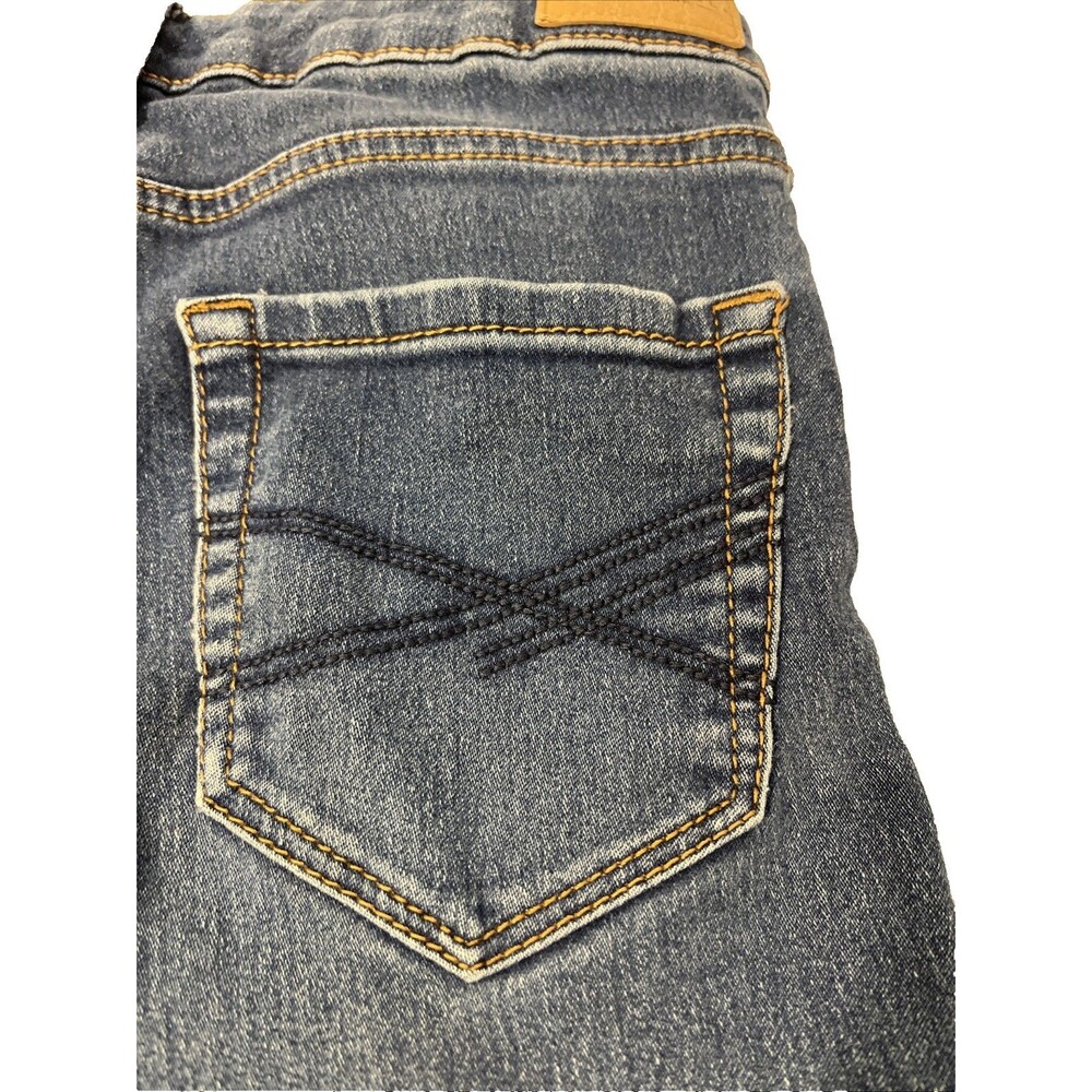 AEROPOSTALE JEANS WOMEN'S HIGH-WAISTED JEGGING SZ 2 LONG BLUE DENIM - Picture 3 of 13